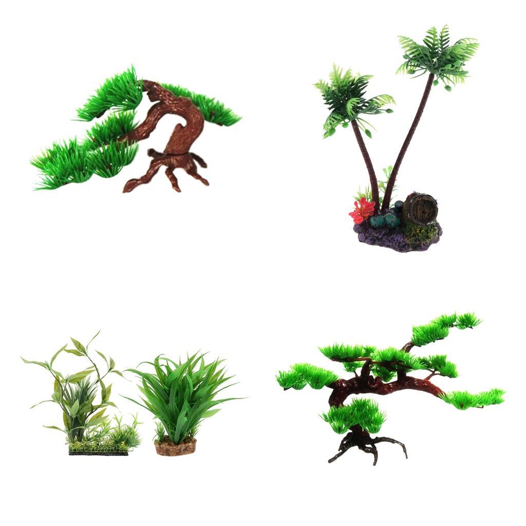 Pohon Pinus Buatan dari Plasti - Aquarium Planted Tree ulasan dan harga