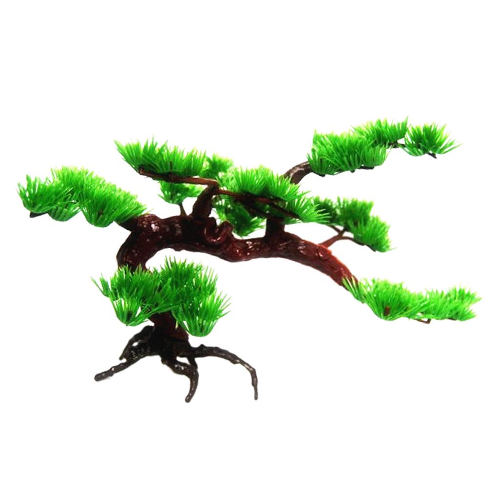 Pohon Pinus Buatan dari Plasti - Aquarium Planted Tree ulasan dan harga