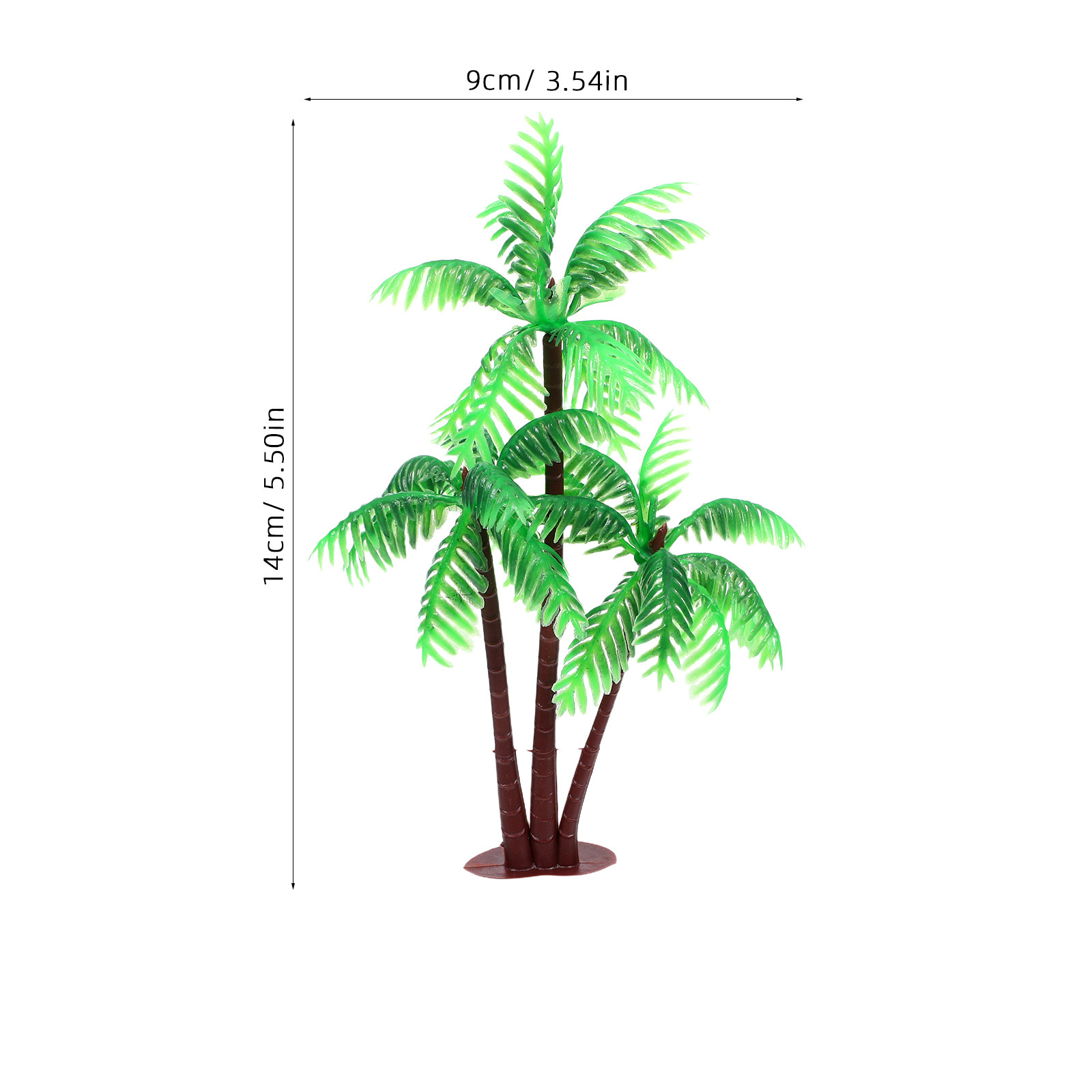 25pcs Pohon Kelapa Buatan Tiru - Aquarium Planted Tree ulasan dan harga
