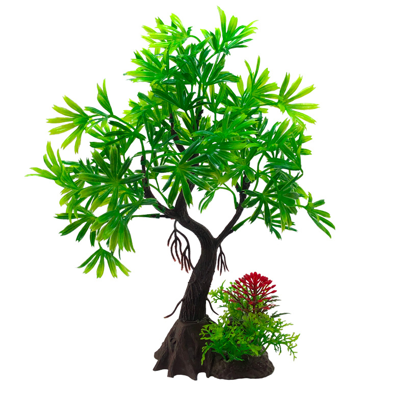 Aksesoris Dekorasi Akuarium Bu - Aquarium Planted Tree ulasan dan harga