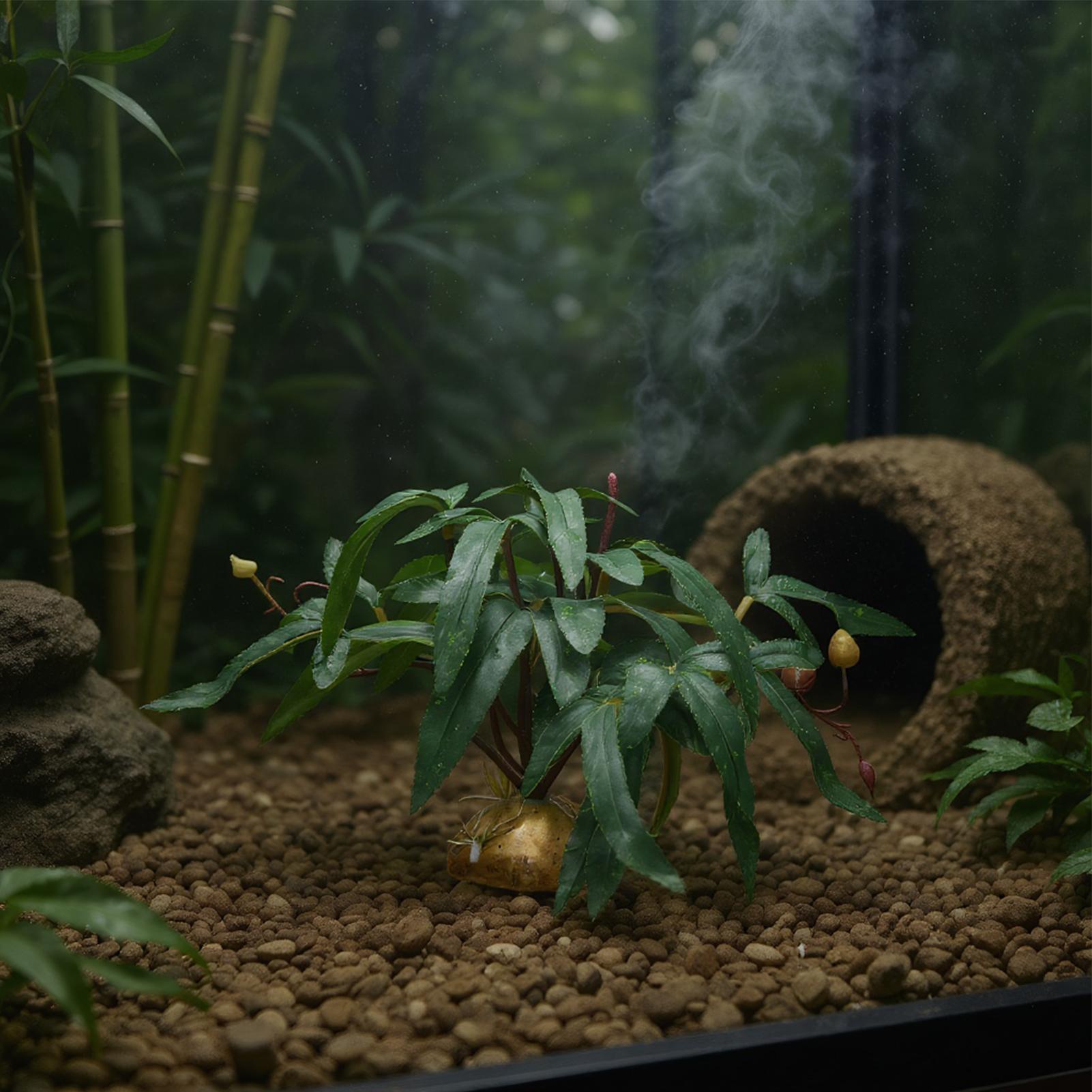 Tanaman Reptil Palsu, Hiasan T - Aquarium Plant Ornament ulasan dan harga