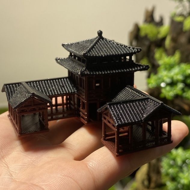 Ornamen dekorasi seni cetak 3D - Aquarium Plant Ornament ulasan dan harga