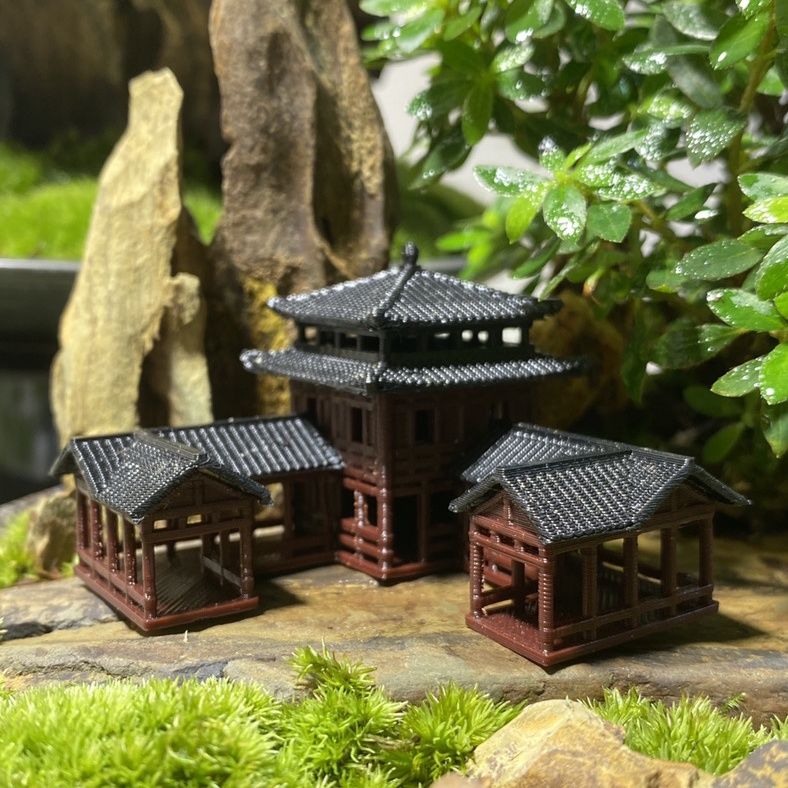 Ornamen dekorasi seni cetak 3D - Aquarium Plant Ornament ulasan dan harga