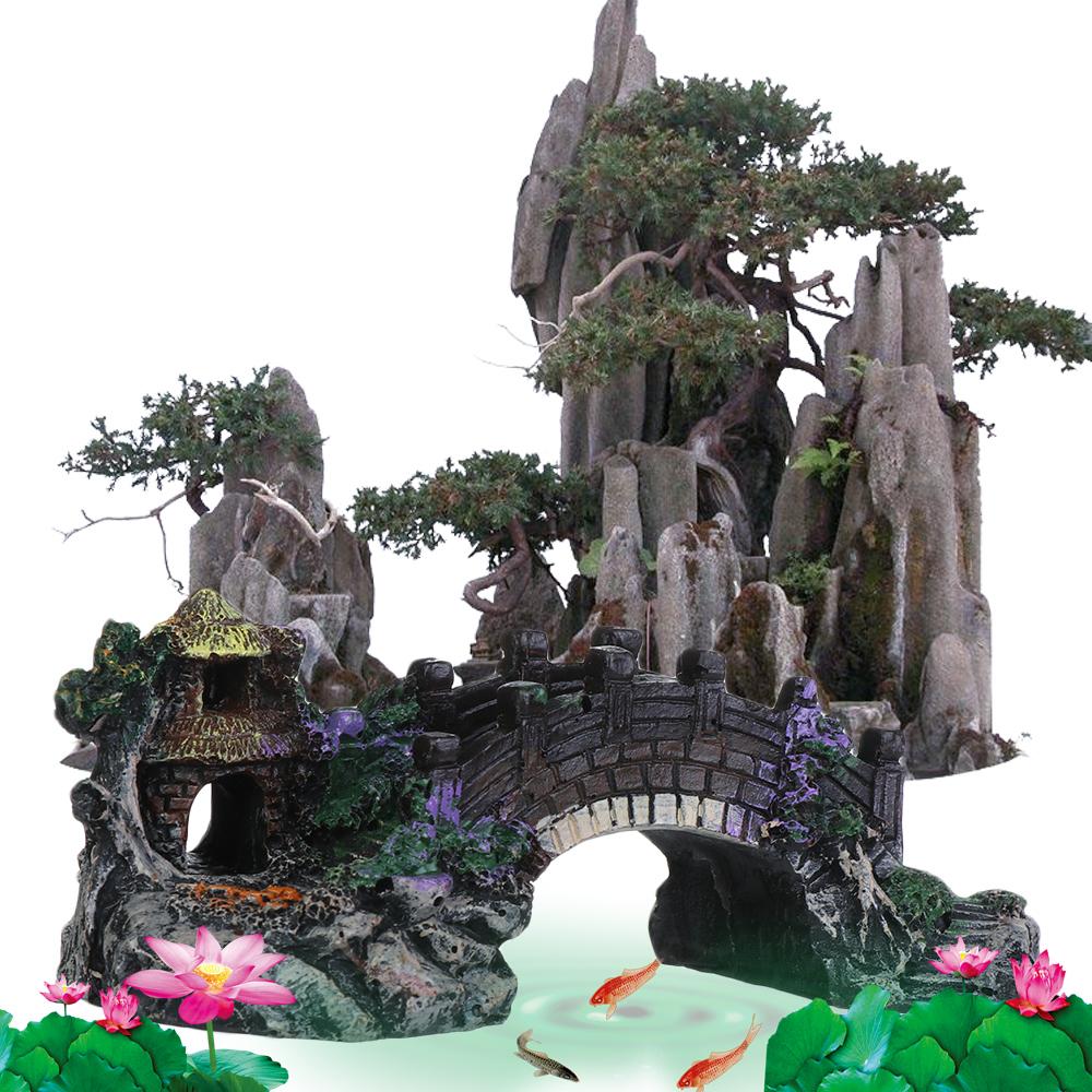 Perlengkapan Hewan Peliharaan  - Aquarium Planted Tree ulasan dan harga