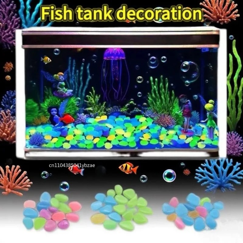100-800 Buah Kerikil Menyala D - Aquarium Planted ulasan dan harga