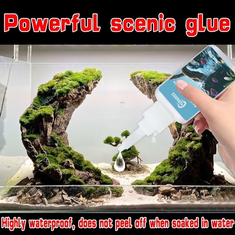 Lem Perekat Lanskap Akuarium,  - Aquarium Plant Glue ulasan dan harga