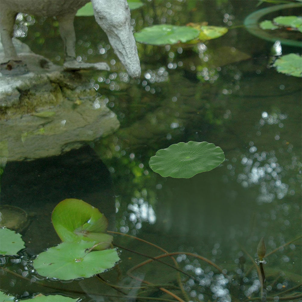 15 Buah Daun Teratai Buatan ya - Aquarium Planted ulasan dan harga