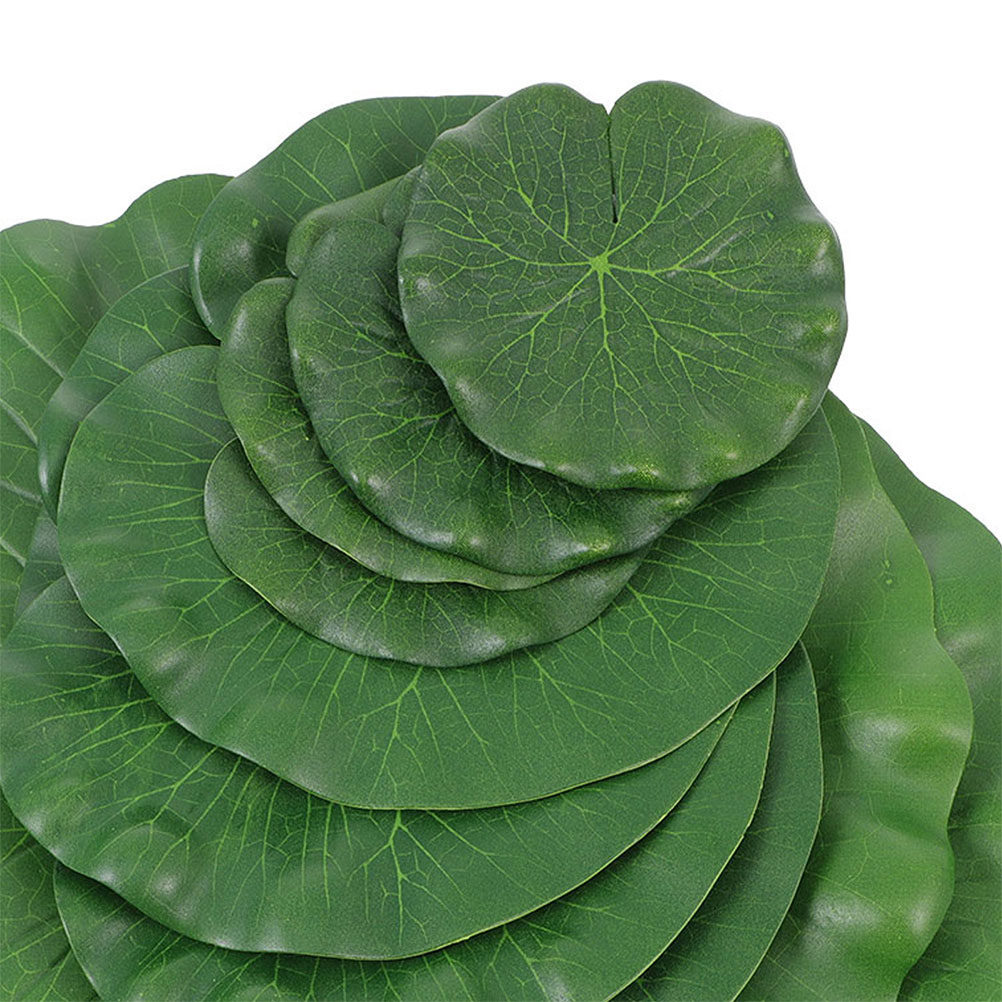 15 Buah Daun Teratai Buatan ya - Aquarium Planted ulasan dan harga