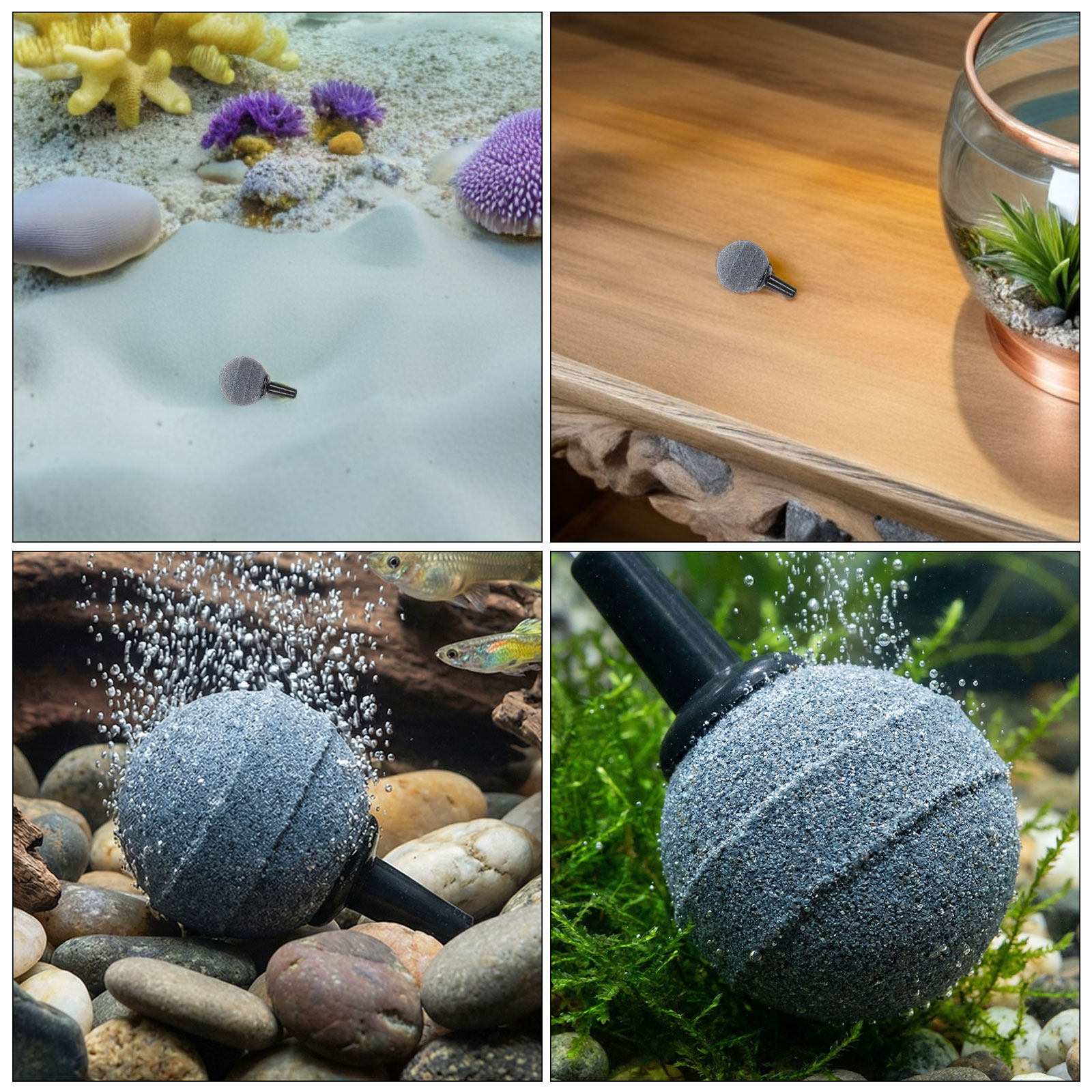 12 Buah Diffuser Gelembung Bat - Planted Aquarium Air Stone ulasan dan harga