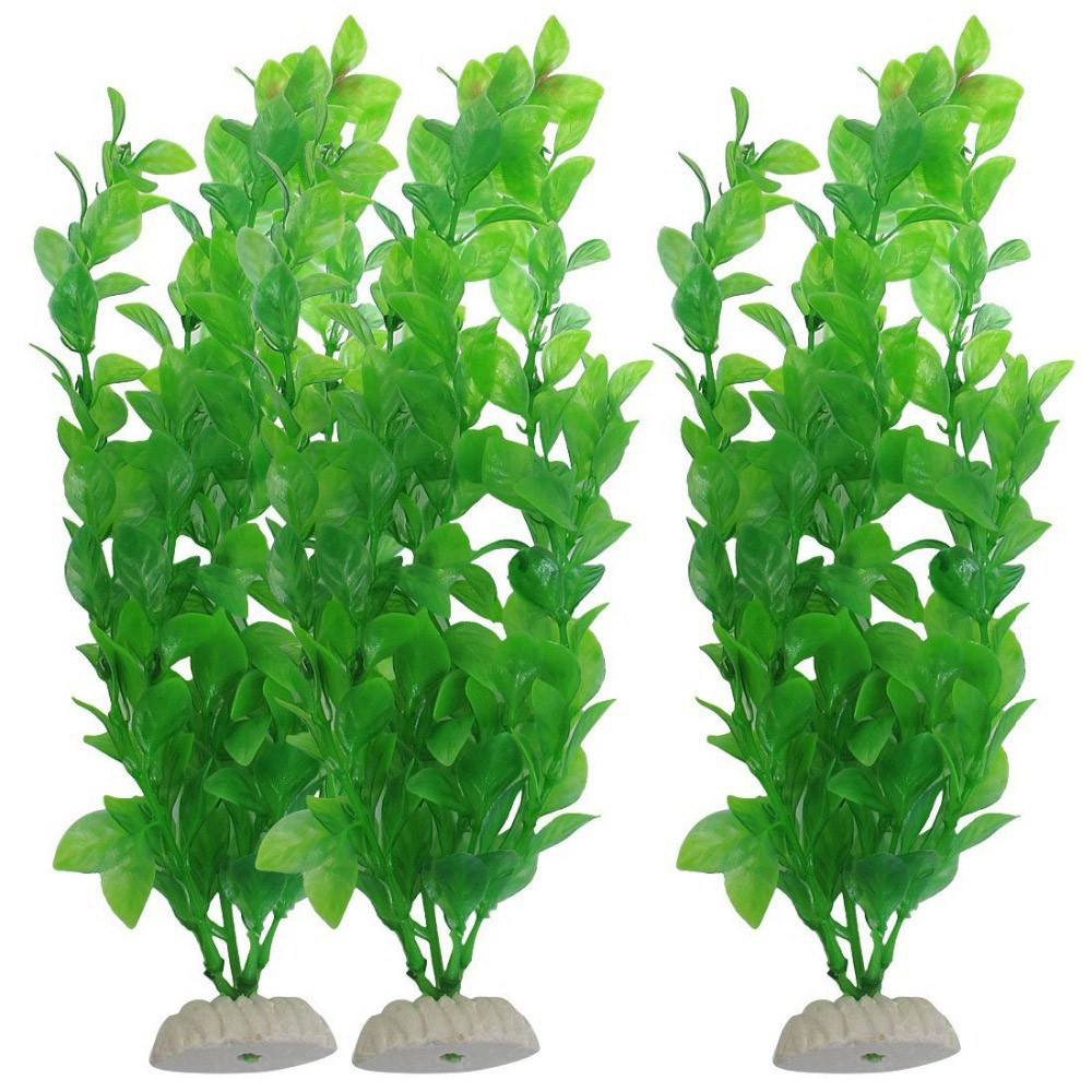 3 BH ornamen rumput buatan tan - Aquarium Plant Ornament ulasan dan harga