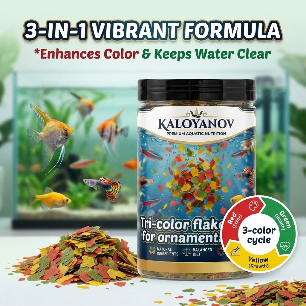 Makanan Ikan Premium 3-Warna,  - Tetra Food Tropical Flakes ulasan dan harga