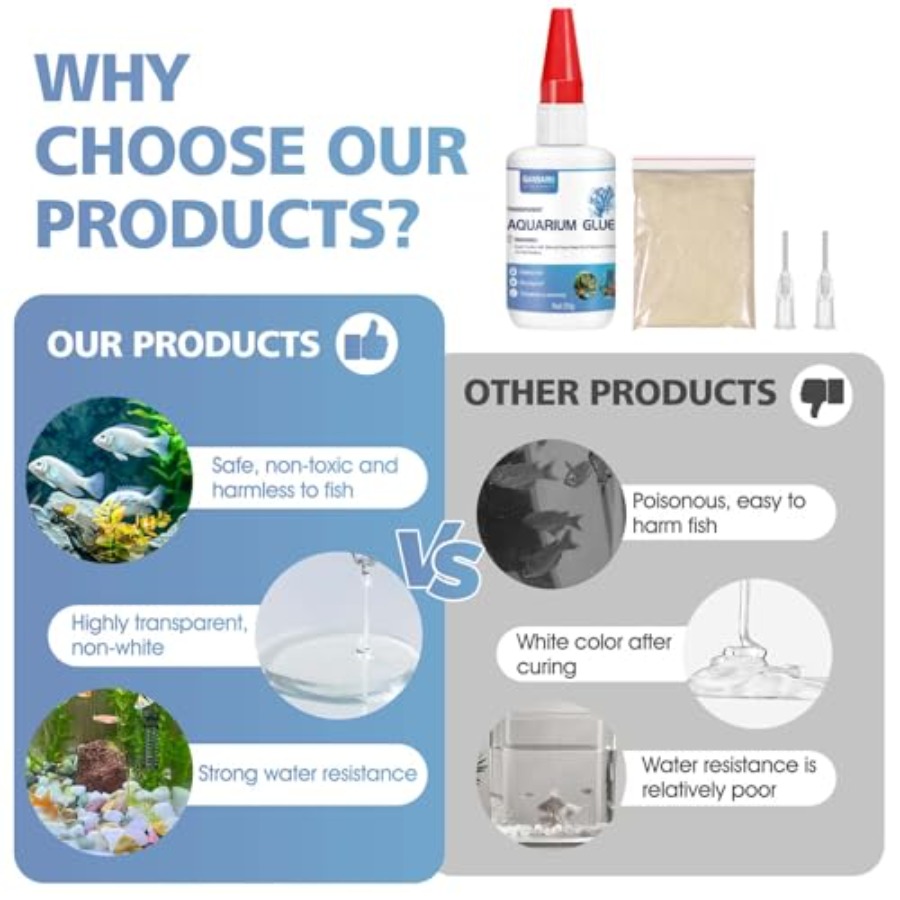 Lem Akuarium, Lem Super Reef S - Aquarium Plant Glue ulasan dan harga