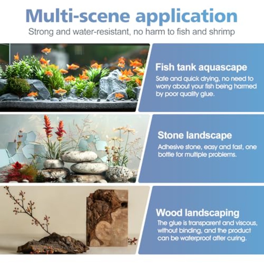 Lem Akuarium, Lem Super Reef S - Aquarium Plant Glue ulasan dan harga
